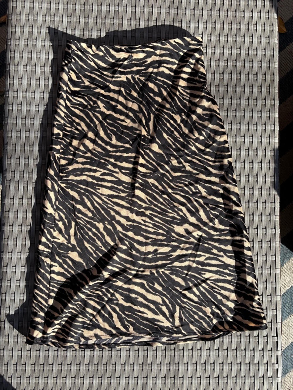 Zebra print mini skirt from H&M 🖤